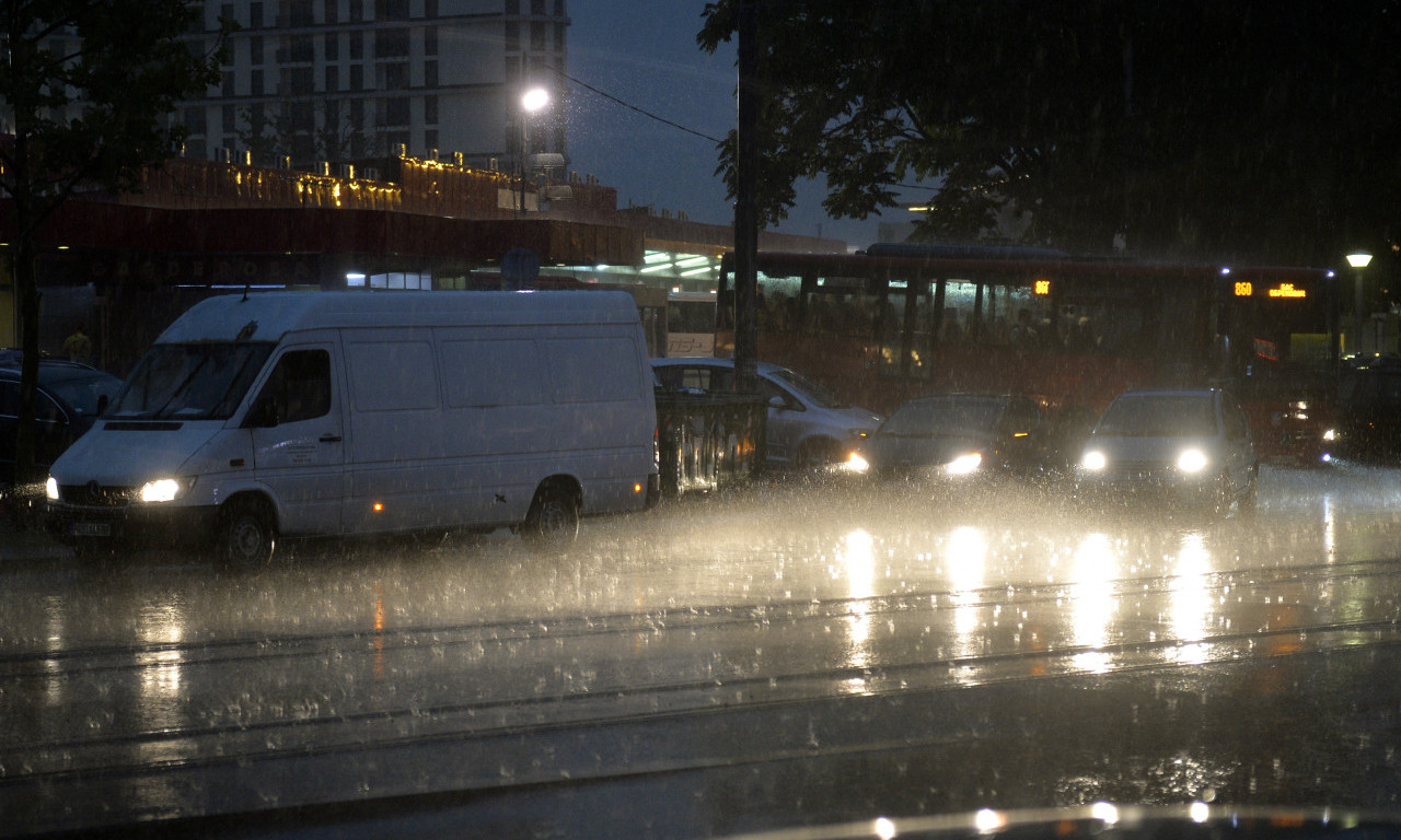 Nevreme u Skoplju, ulice pod vodom