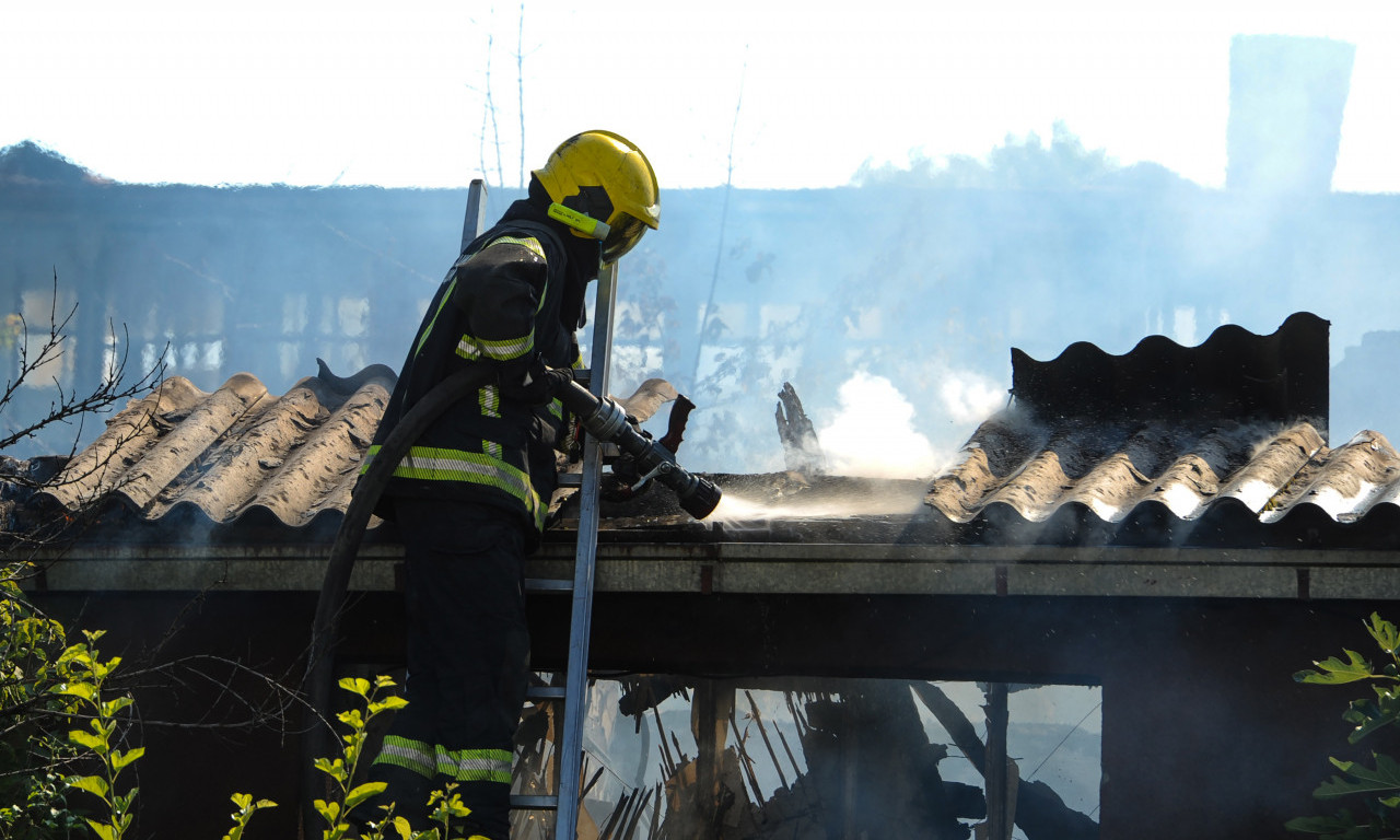 Radnik stradao u požaru -nesreća u Petrovcu na Mlavi