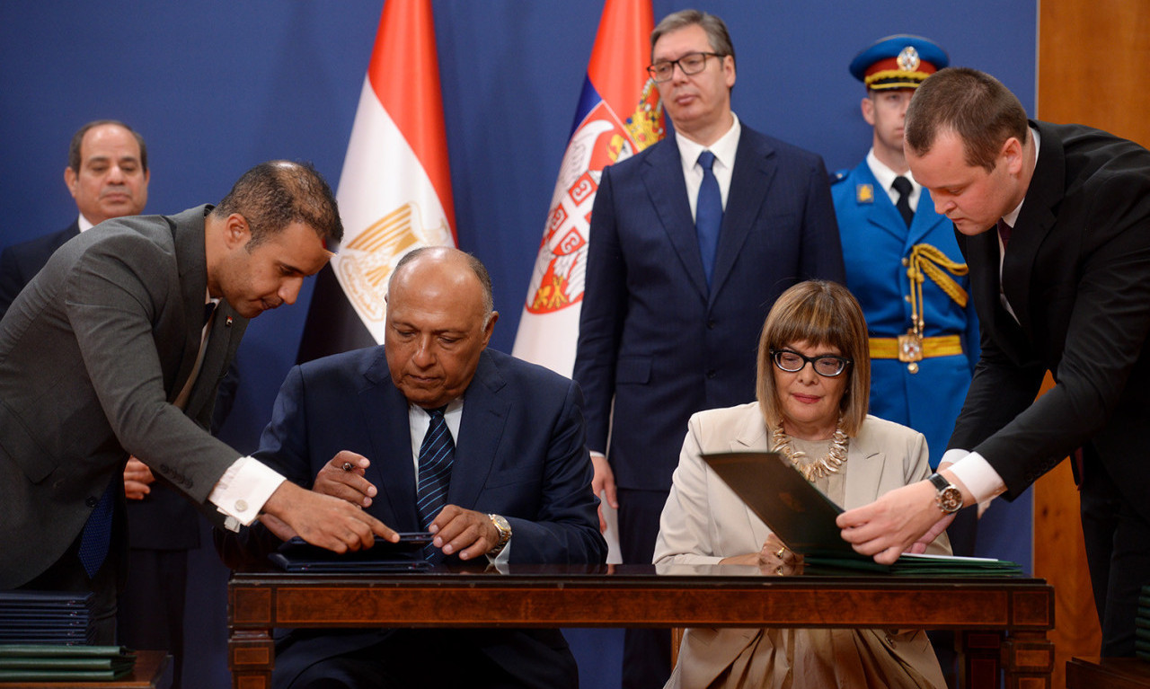 Srbi i Egipćani kao braća rođena - potpisani Memorandumi o kulturnoj saradnji Srbije i Egipta