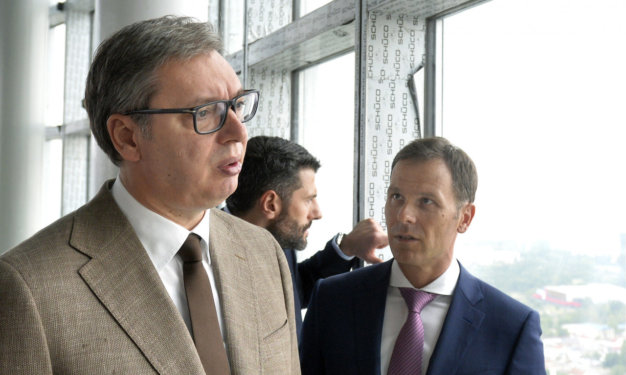 Predsednik Vučić obišao Kulu Beograd i najavio kad Srbija dobija mandatara