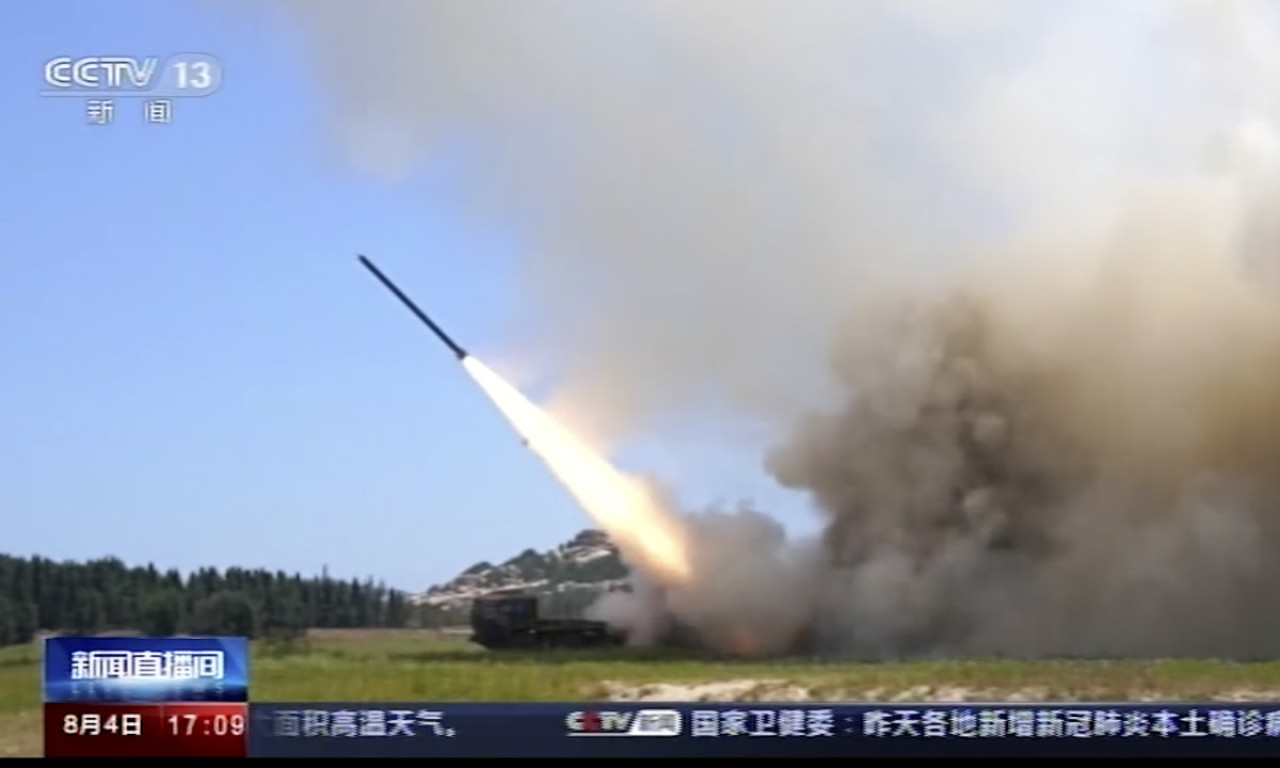 Kineske VOJNE VEŽBE bojevom municijom, PANIKA na Tajvanu ali i na Zapadu