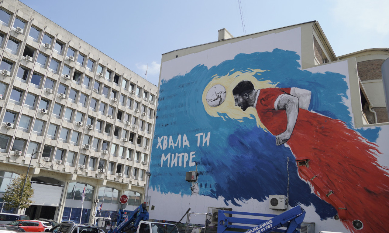 Aleksandar Mitrović dobio mural u Beogradu