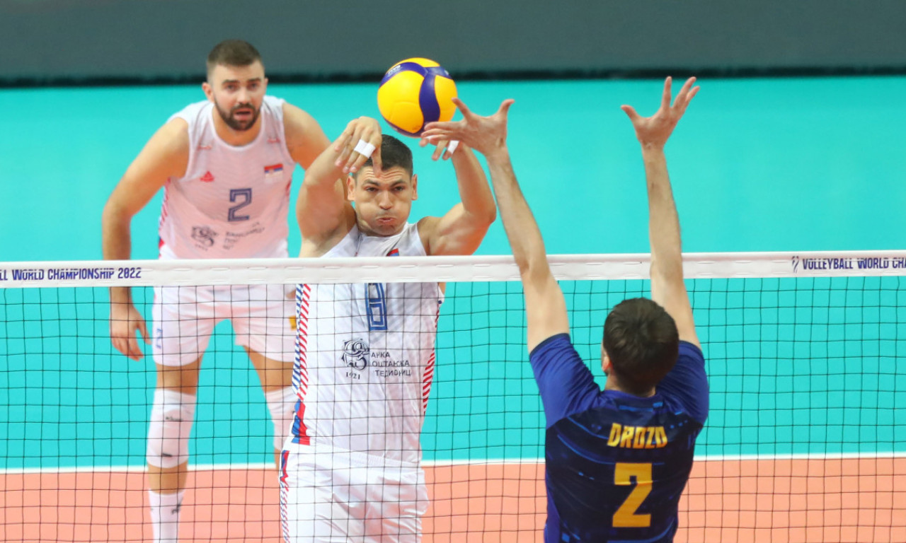 Odbojkaši pobedom otvorili Svetsko prvenstvo: Srbija - Ukrajina 3:0