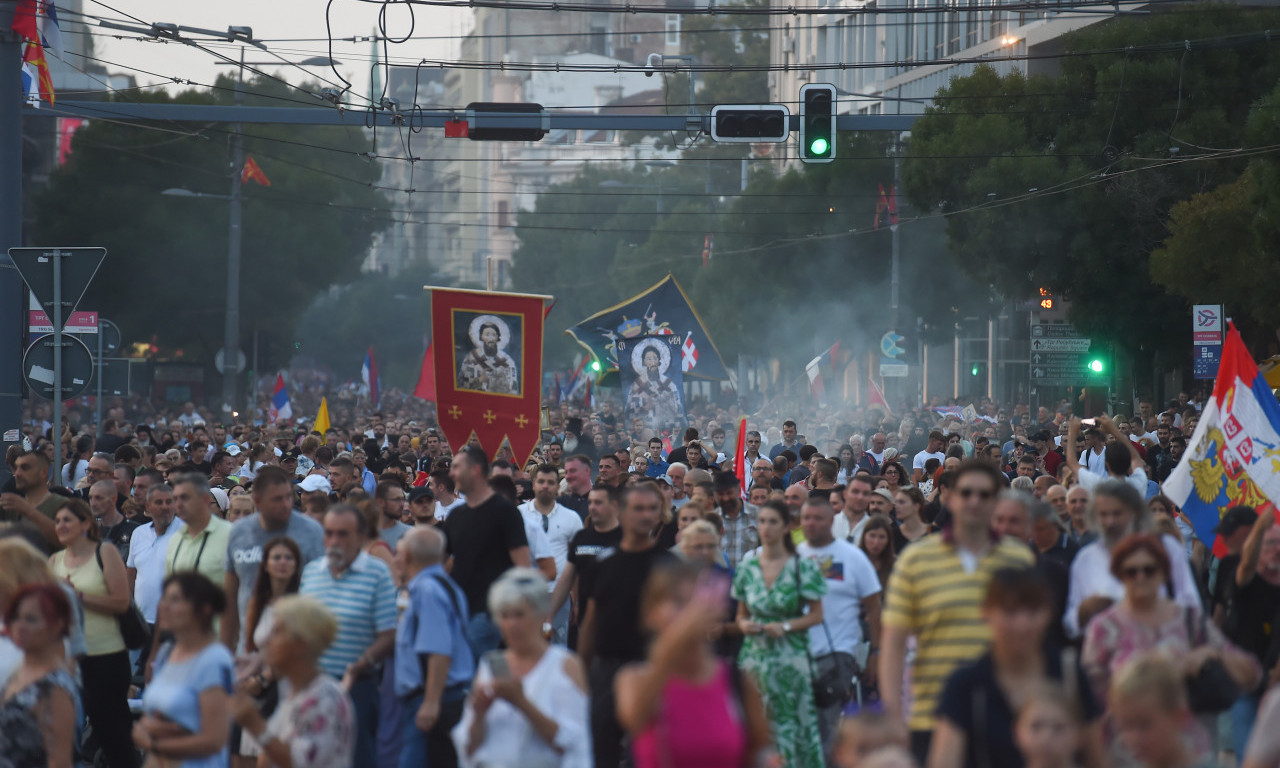 Protiv Parade ponosa - U Beogradu održan skup "Litija za spas Srbije"