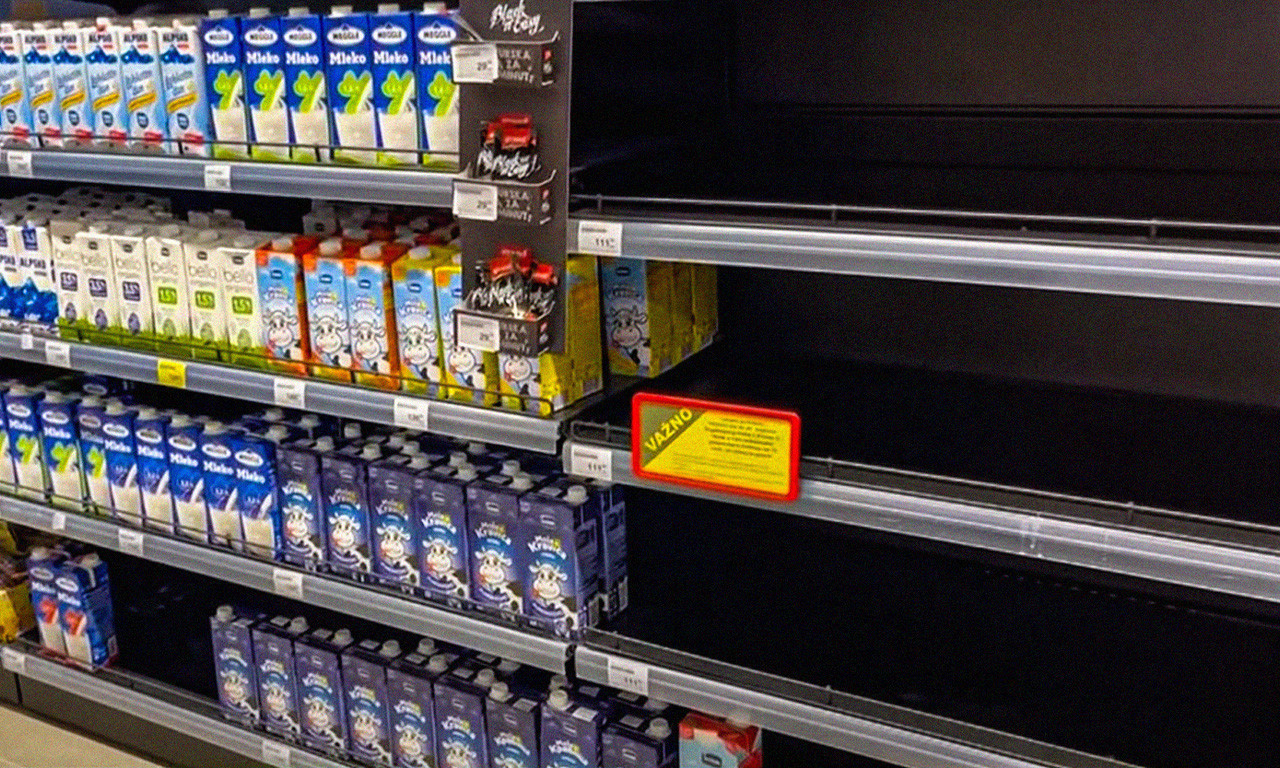 Cena mleka OGRANIČENA na 128,99 dinara za litar, VLADA ZABRANILA IZVOZ mlečnih proizvoda