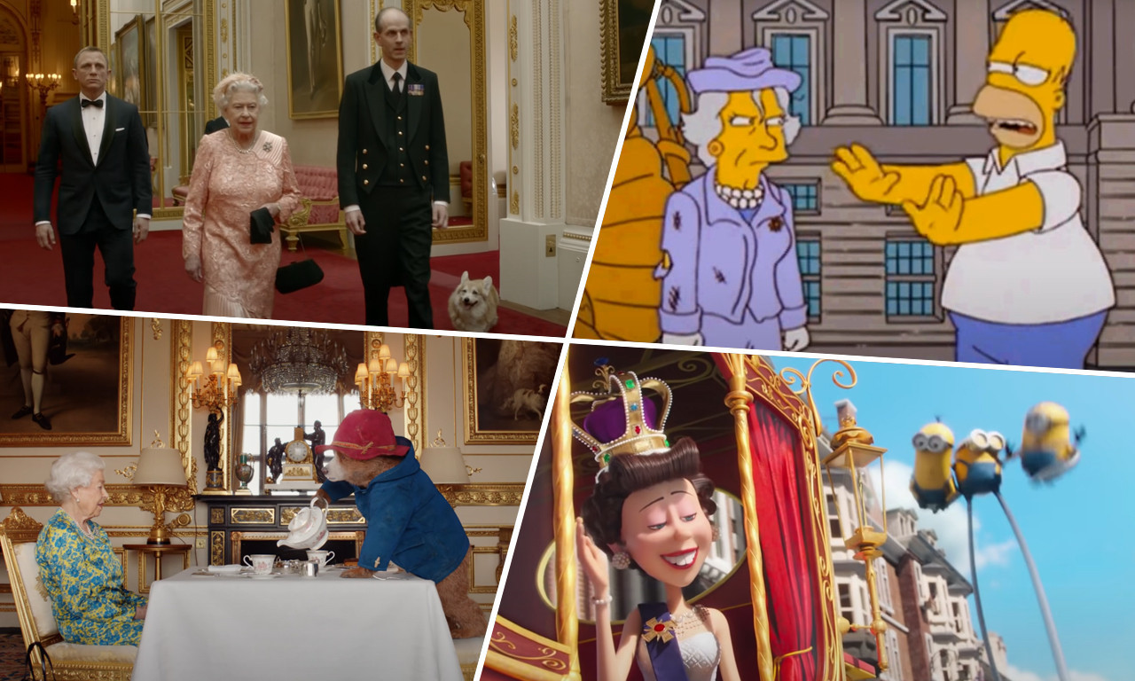 Kraljica Elizabeta U POP KULTURI: Od "Simpsonovih", preko Džejmsa Bonda do Miniona i Mede Padingtona