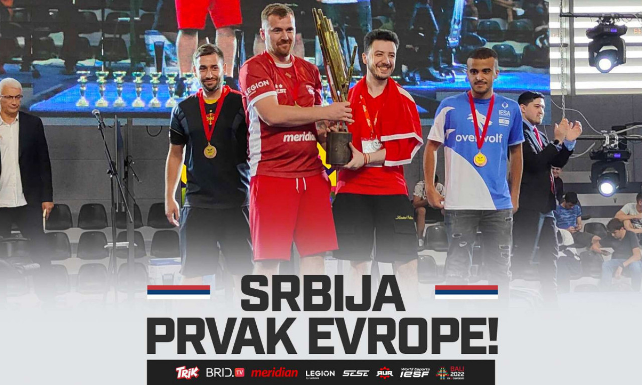 Srbija je prvak EVROPE u eFootballu, Marko Roksić Roksa na EEF šampionatu u Podgorici POKAZAO DA JE NAJBOLJI