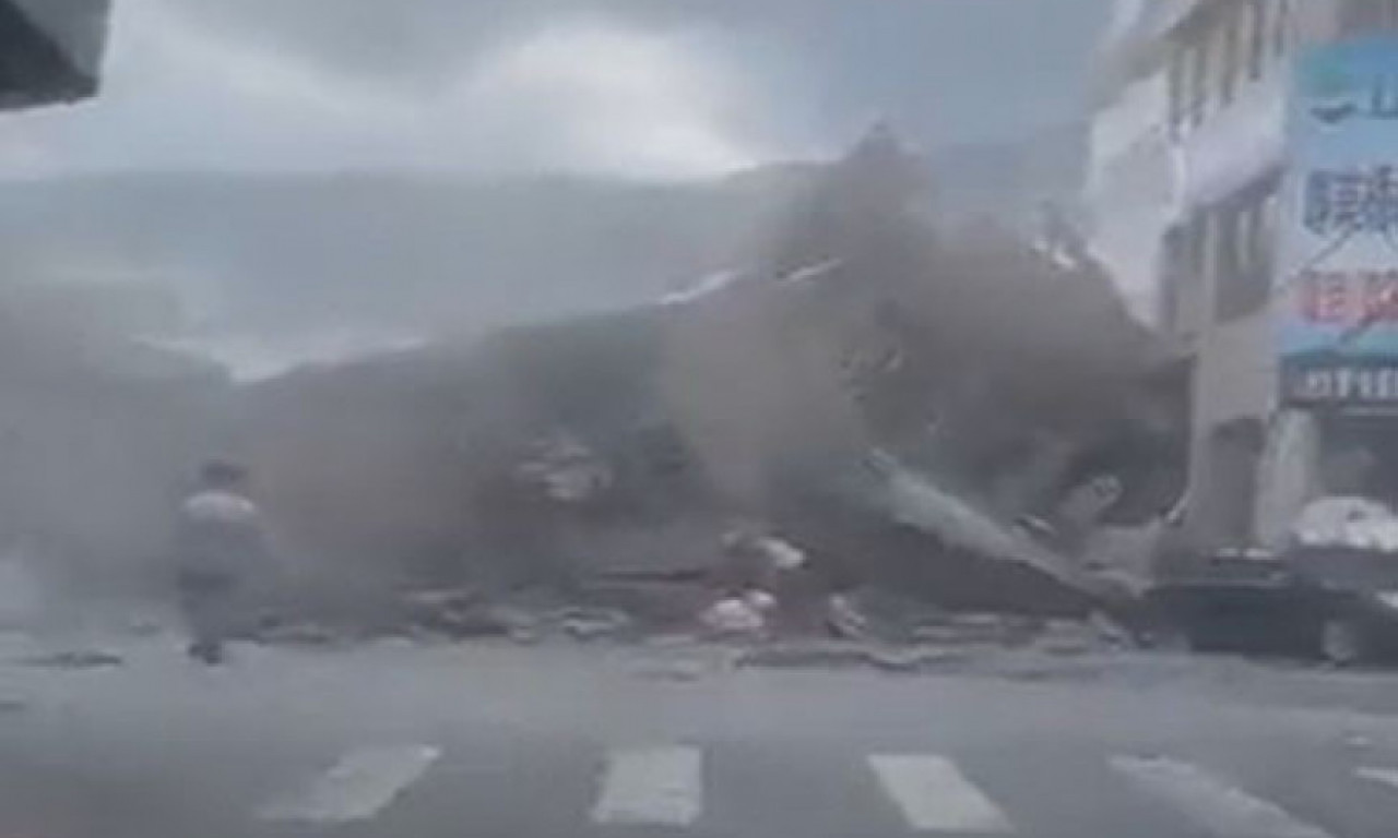 ZASTRAŠUJUĆI snimci zemljotresa sa Tajvana: Ima zarobljenih pod ruševinama