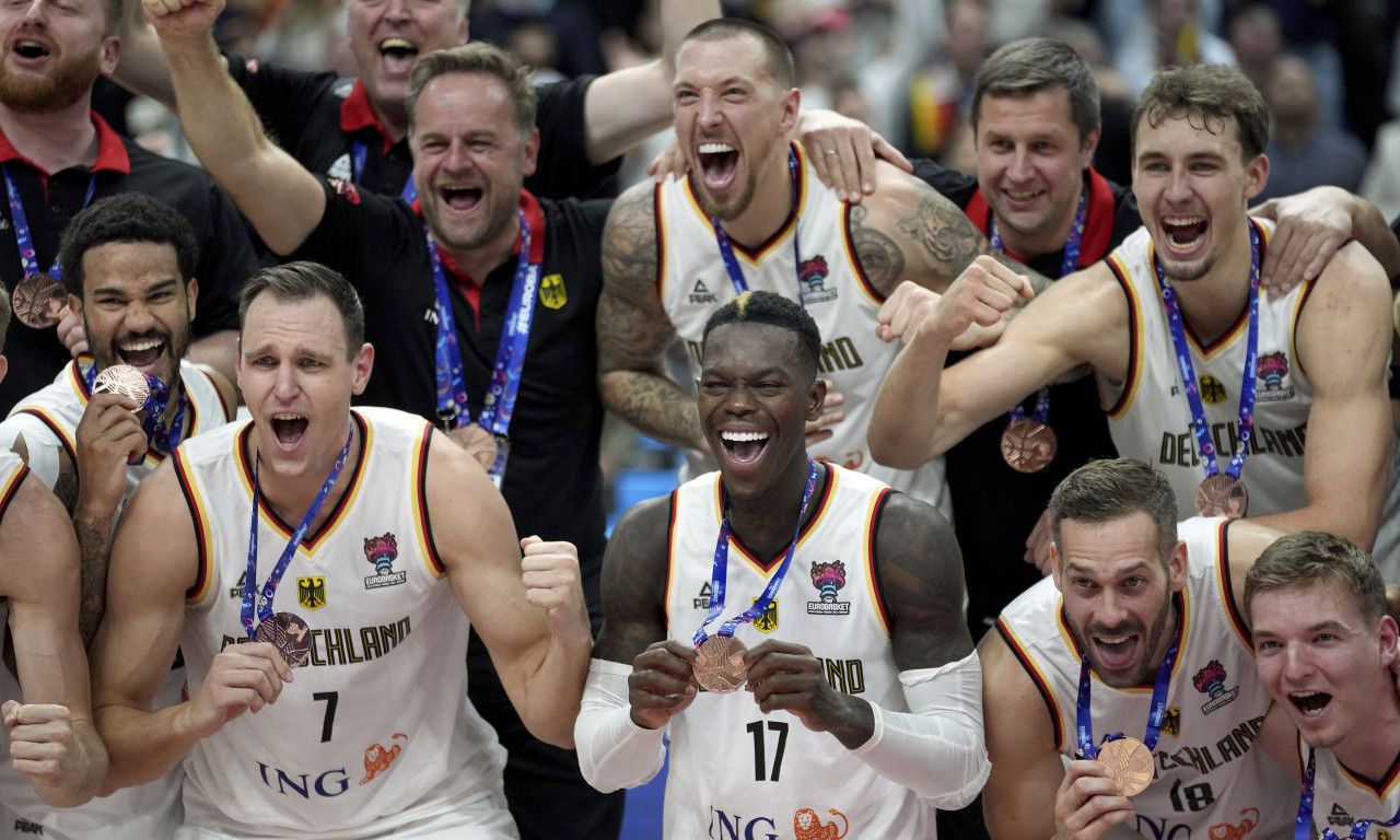 Prvi put U ISTORIJI -  košarkaši Nemačke OSVOJILI BRONZU na Evropskom prvenstvu