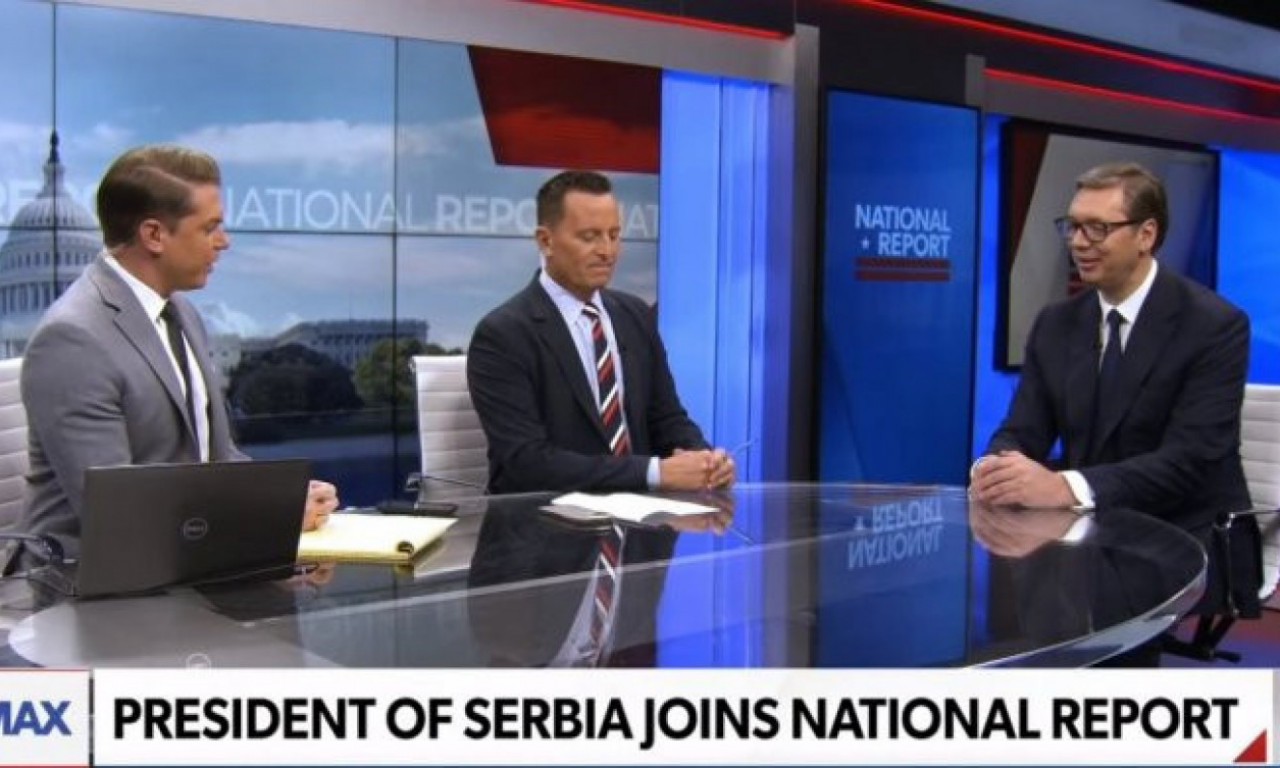 Vučić na američkoj TV Newsmax: Imamo DOBRE ODNOSE i sa Rusijom i sa Ukrajinom