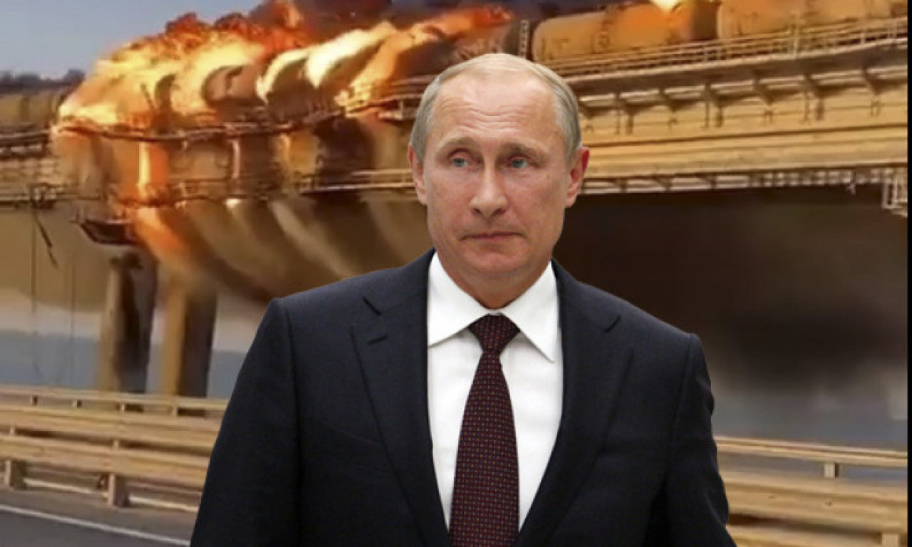Putin: Eksplozija na Krimskom mostu TERORISTIČKI AKT - pokrenut krivični postupak