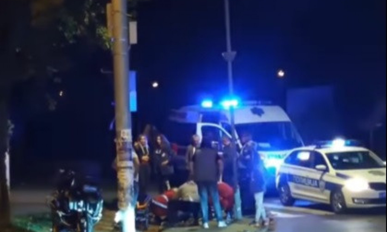 Nesreća na NOVOM BEOGRADU: Motociklista sa teškim povredama PREVEZEN NA REANIMACIJU