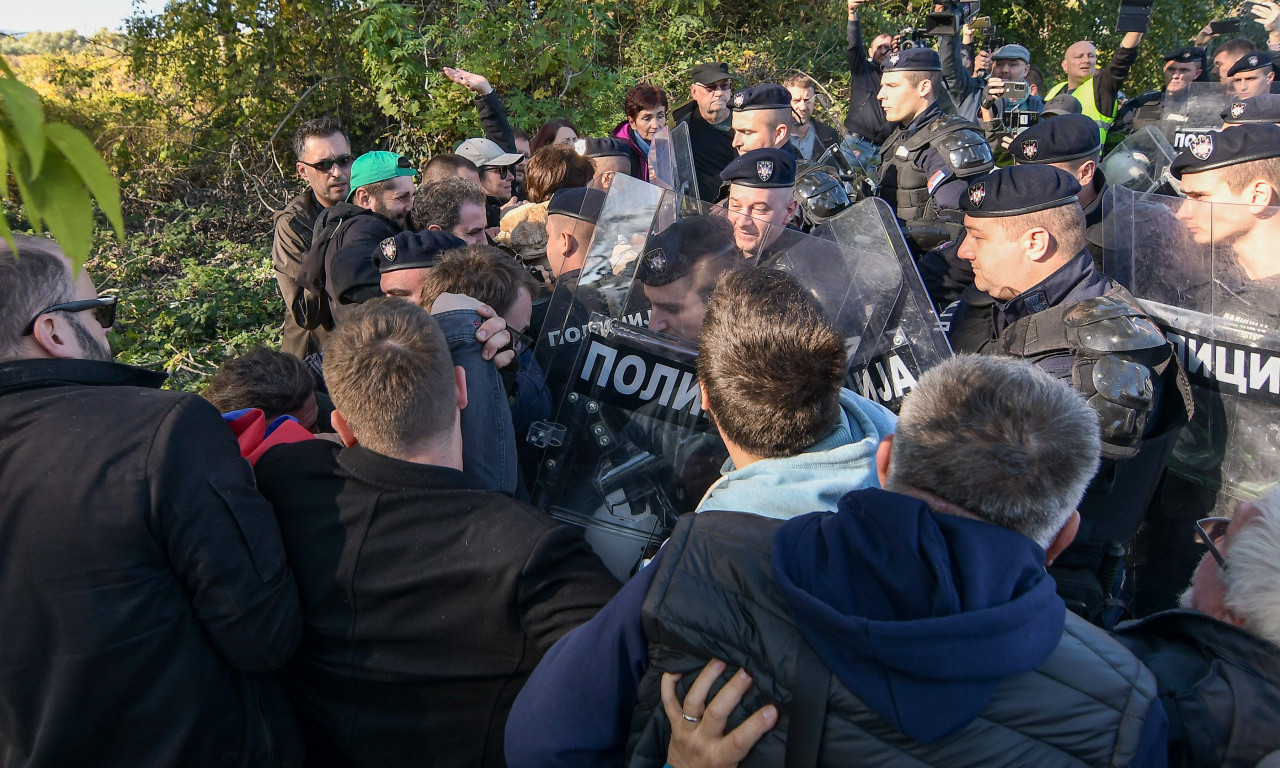 PROTEST na Šodrošu zbog gradnje mosta, PRIVEDENI AKTIVISTI