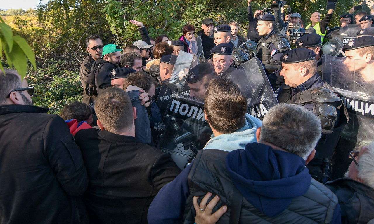PROTEST na Šodrošu zbog gradnje mosta, PRIVEDENI AKTIVISTI
