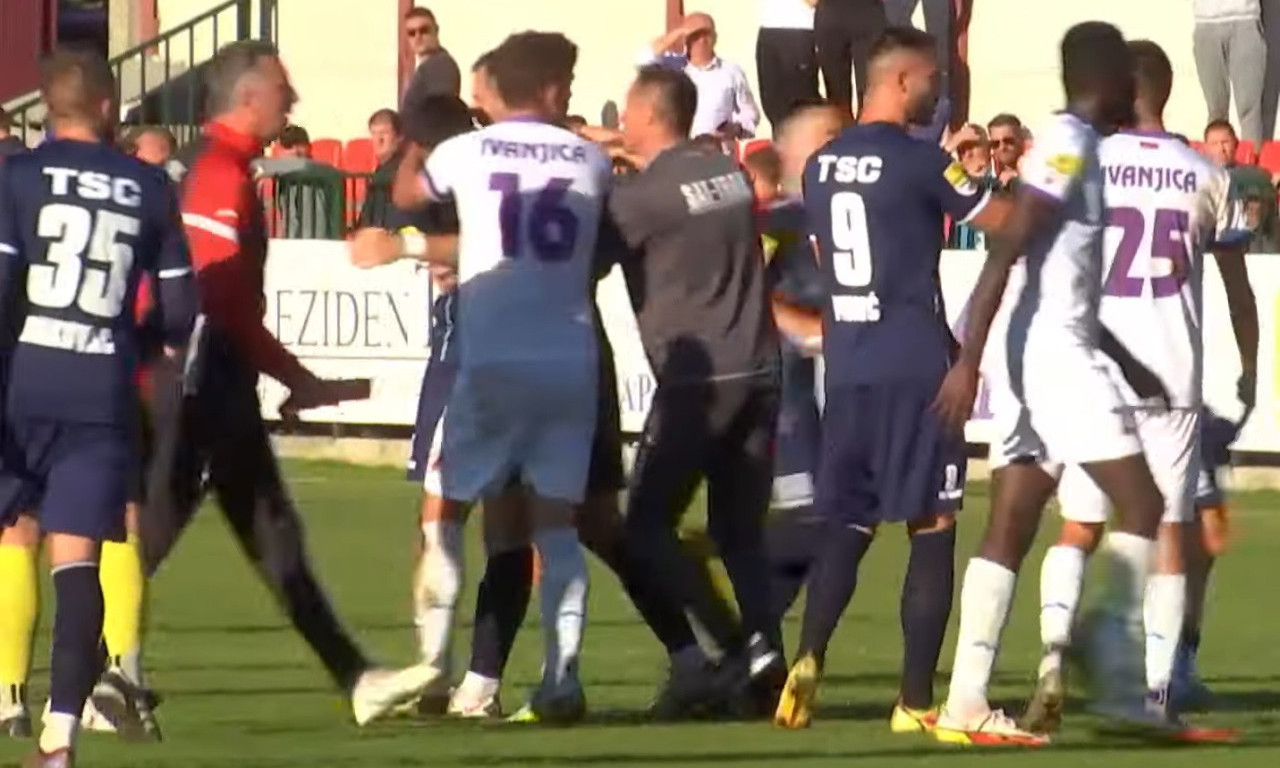 SKANDAL u Superligi, TUČA na terenu i na tribinama u IVANJICI