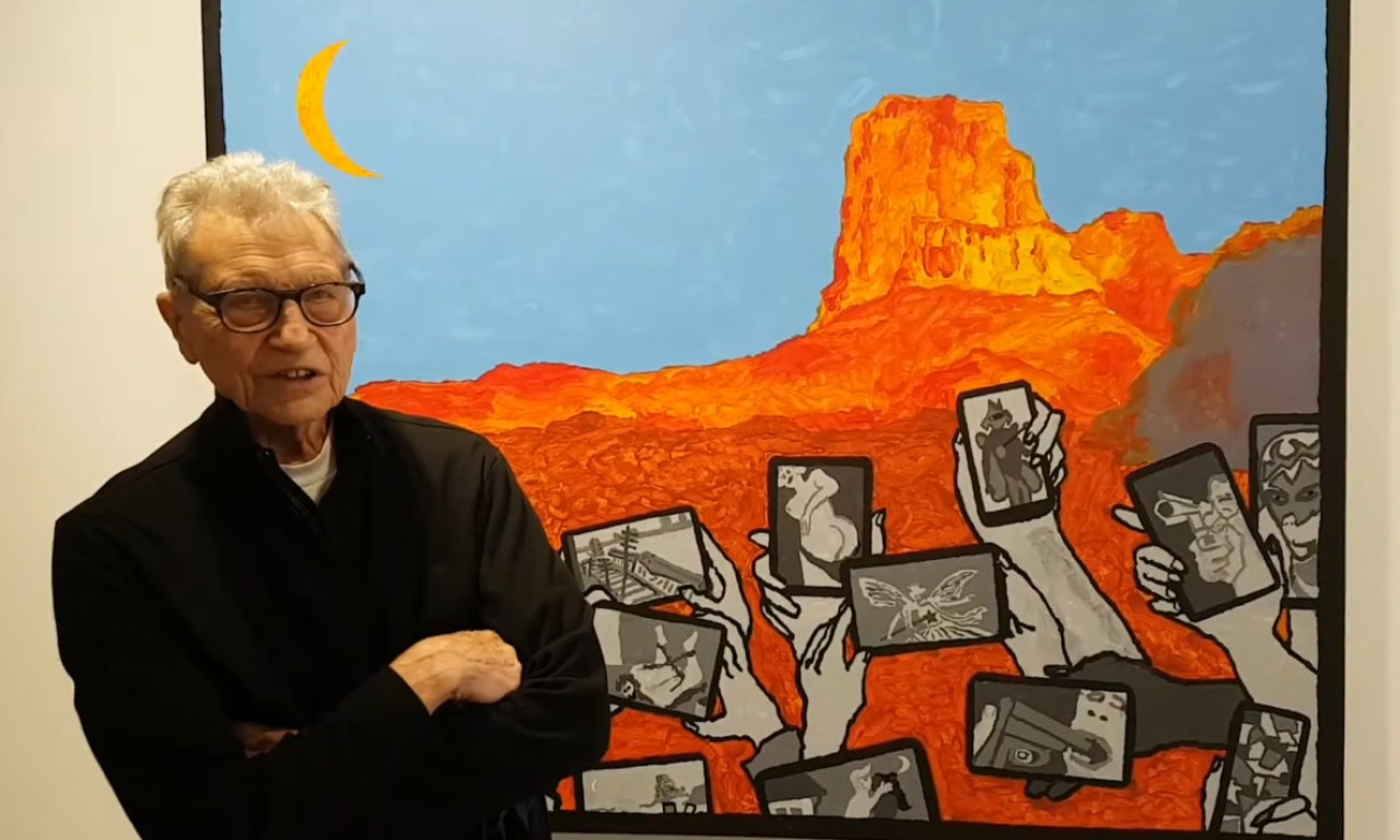 Britanski POP-ART UMETNIK Derek Bošir u novosadskoj Svilari