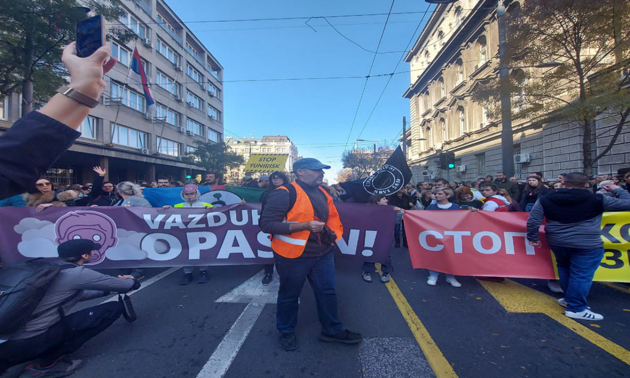 Više hiljada građana na EKOLOŠKOM PROTESTU: Srbija lider po zagađenju