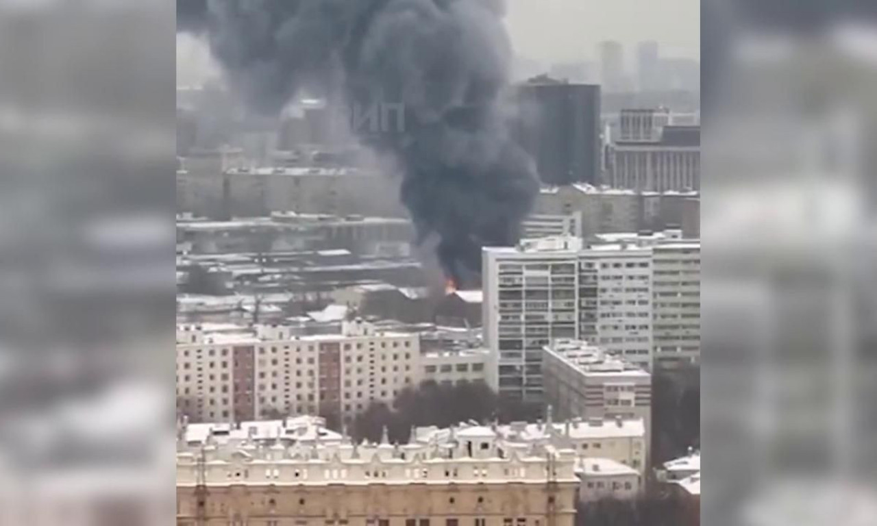 ŠEST OSOBA POGINULO u požaru u skladištu u Moskvi