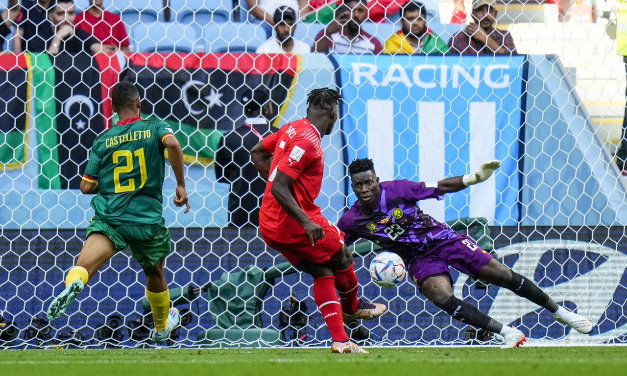 Kamerun će morati DA SE "VADI" PROTIV SRBIJE: Švajcarci ih u USPAVANCI nokautirali jednim golom