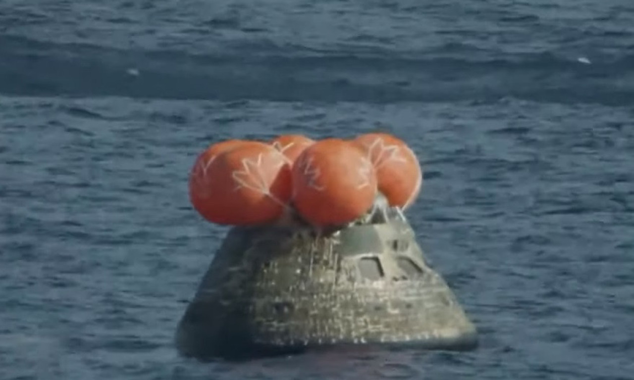 Svemirska kapsula Orion se BEZBEDNO VRATILA na Zemlju