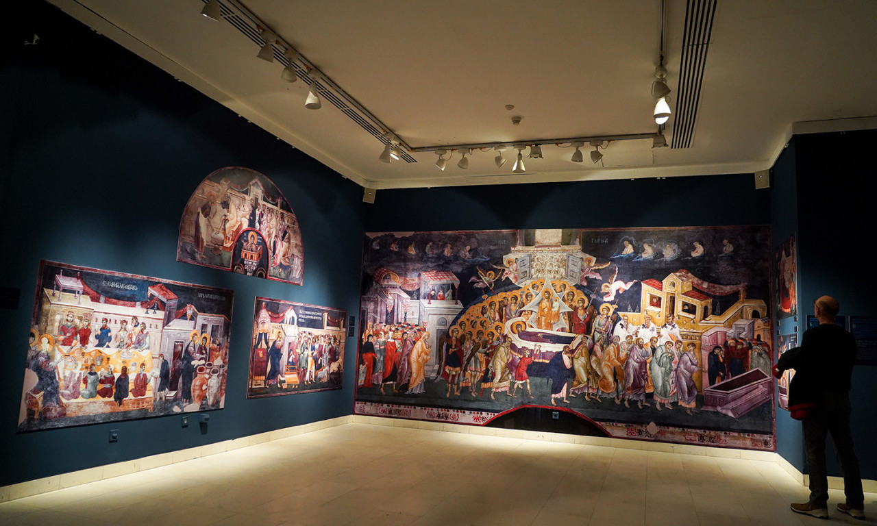 IZLOŽBA "Gračanica: Sjaj umetnosti u doba kralja Milutina" OTVORENA u Galeriji SANU