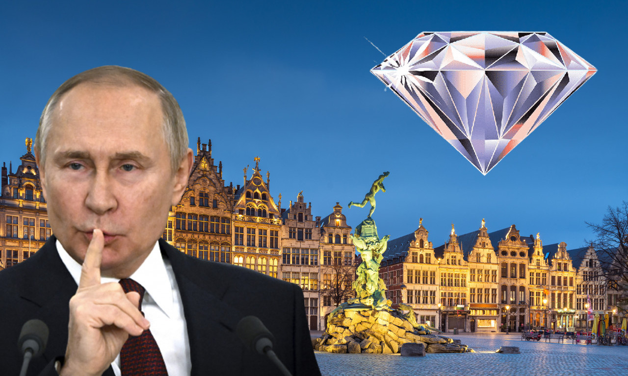 Putin može MIRNO DA RATUJE, sve dok ima DIJAMANTE, jer -za drago kamenje SANKCIJE NE VAŽE