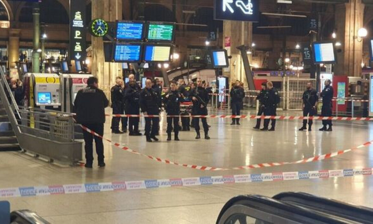 Krvavo jutro u Parizu, NAJMANJE 6 LJUDI POVREĐENO U NAPADU NOŽEM na železničkoj stanici