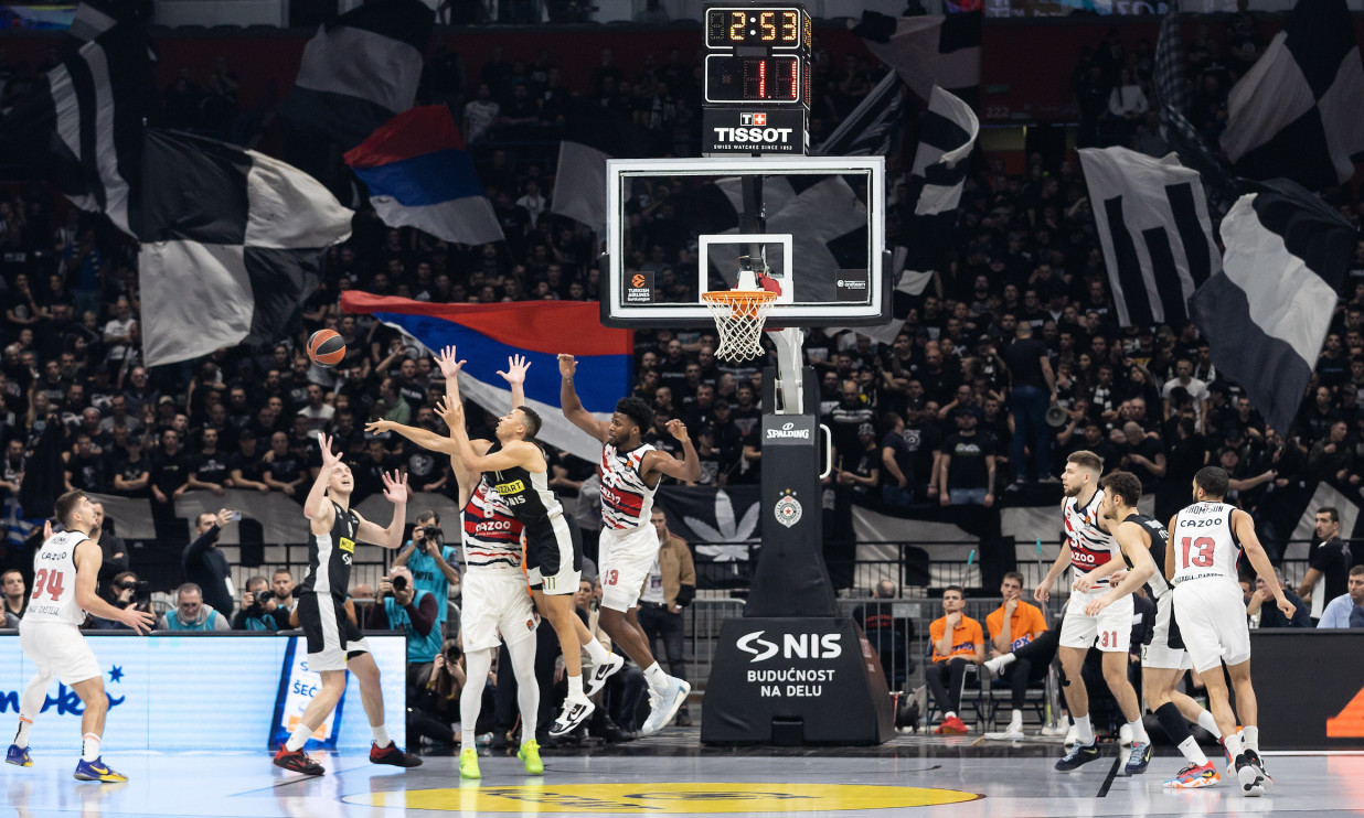 EVROLIGA BEZ MILOSTI: Nova kazna za Partizan, već treća ove sezone