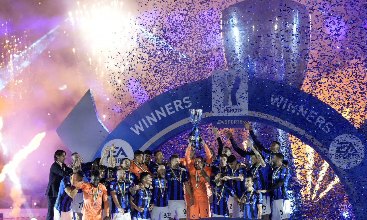 Inter ODBRANIO titulu Superkupa Italije: Pobedio Milan 3:0