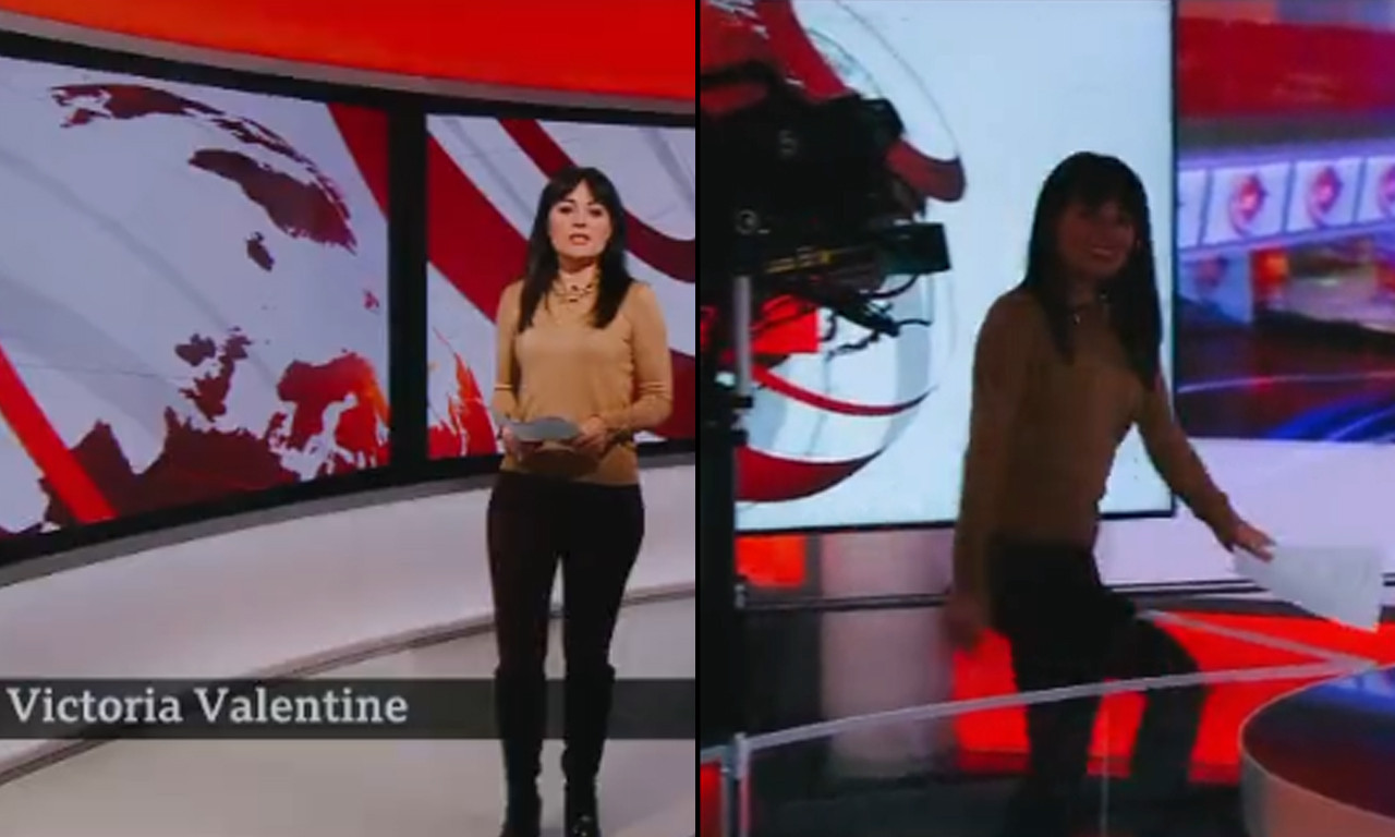 HIT SNIMAK: Vodteljka BBC morala da JURI ZA KAMEROM tokom najave