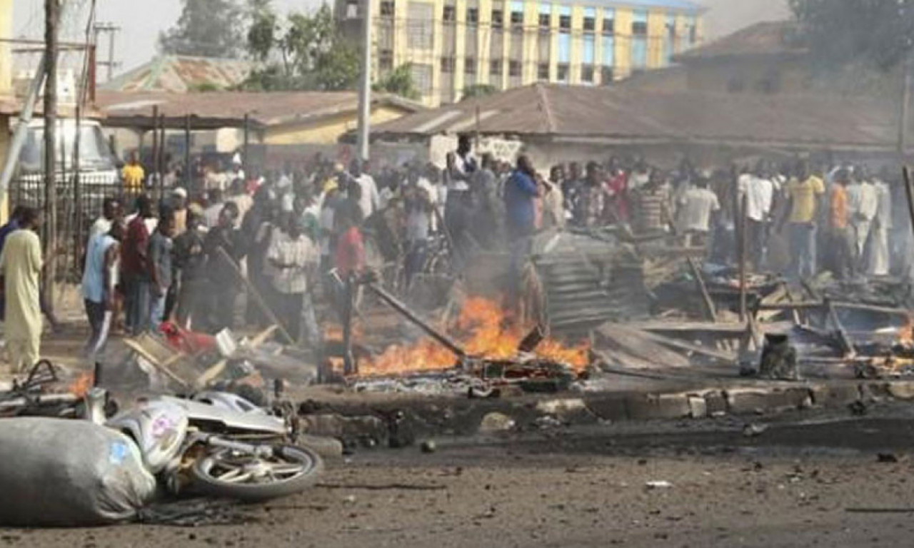UŽAS U NIGERIJI: Najmanje 54 osobe STRADALE U EKSPLOZIJI BOMBE