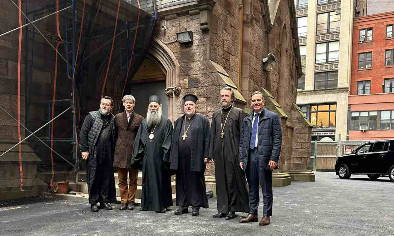 Patrijarh Porfirije POSETIO CRKVU SVETOG SAVE u Nјujorku