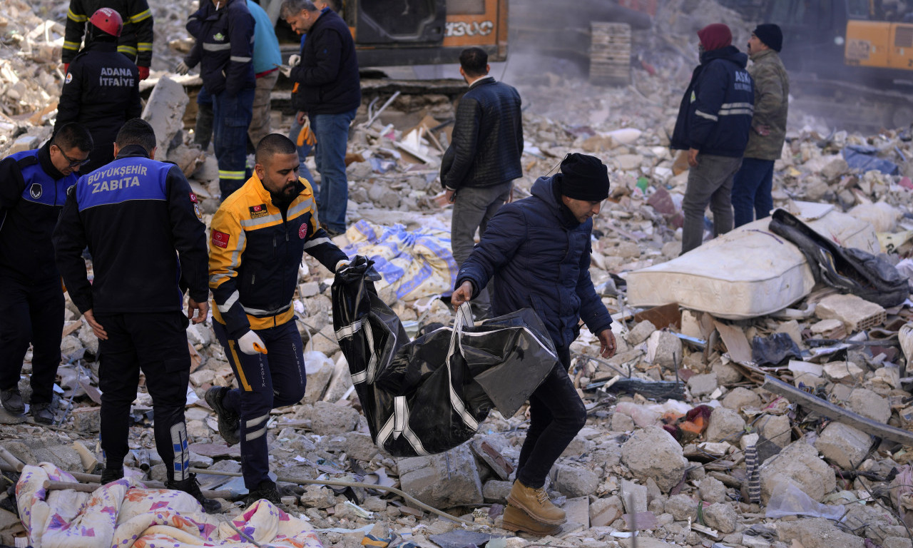 Više od 20.000 ŽRTAVA u Turskoj i Siriji: Katastrofalne BROJKE rastu iz sata u sat