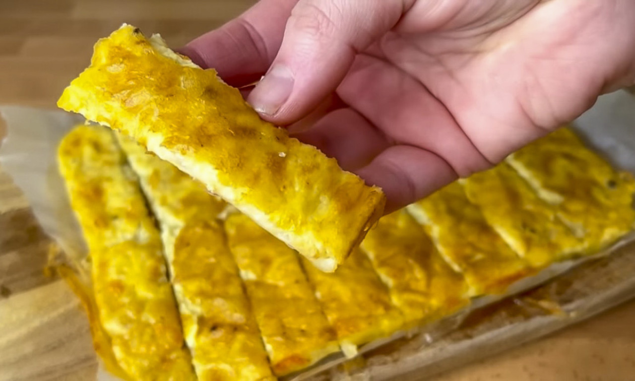 Pecivo KOJE USPEVA svima – ŠTAPIĆI od sira i belog luka