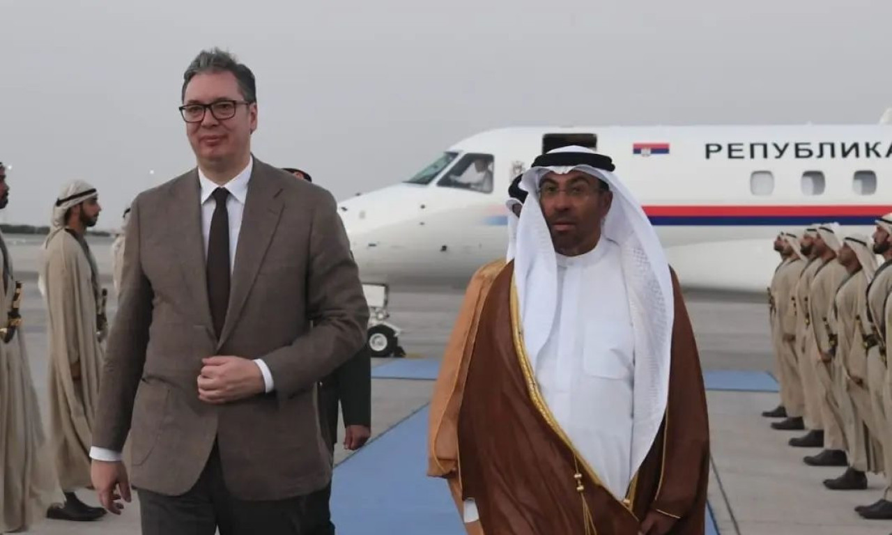 PREDSEDNIK Srbije Aleksandar Vučić DOPUTOVAO u Abu Dabi