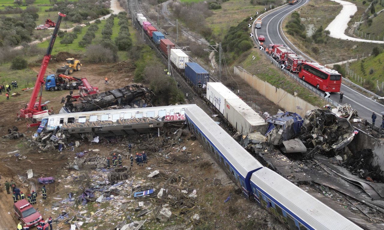 Šef stanice ODGOVORAN za SUDAR vozova u Grčkoj ostaje u PRITVORU: Završeno svedočenje