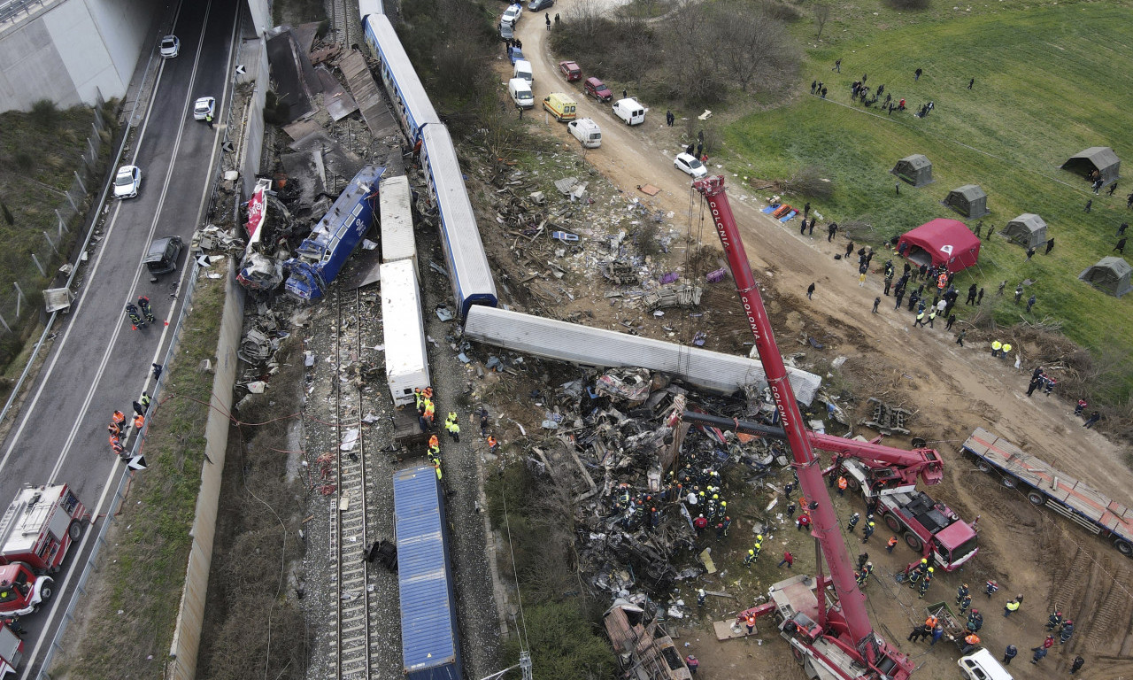 Još 3 osobe OPTUŽENE zbog železničke nesreće u Grčkoj