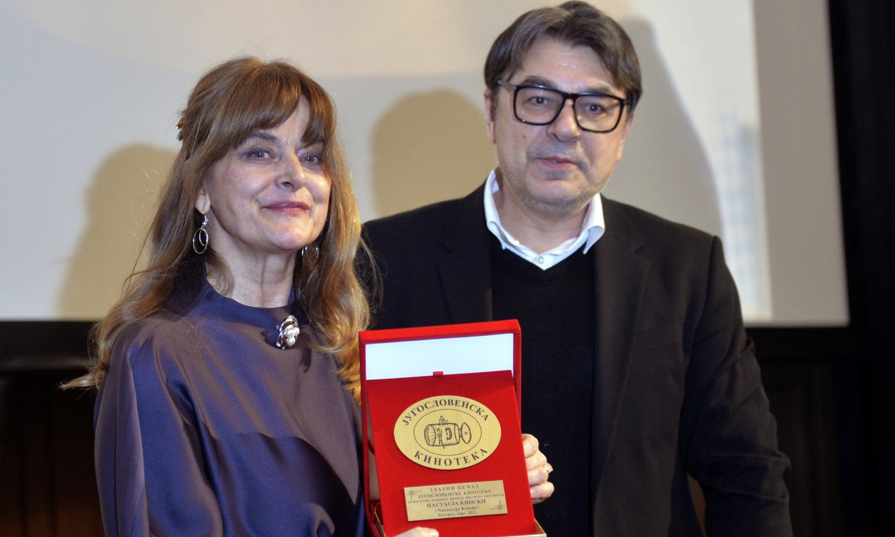 OVACIJE za legendu u BEOGRADU: Nastasja KINSKI dobila ZLATNI PEČAT Jugoslovenske kinoteke