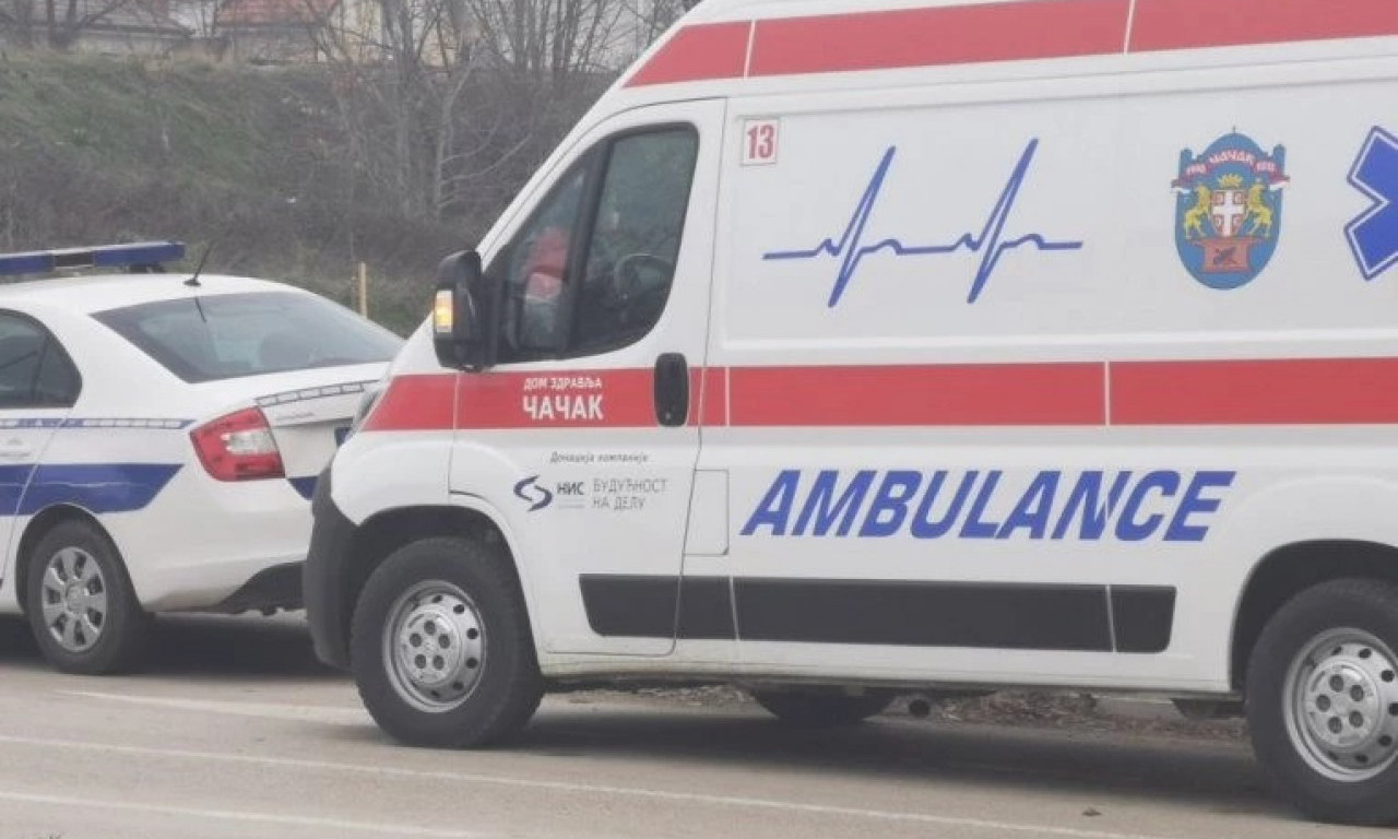 Povređeno troje DECE u udesu kod Čačka