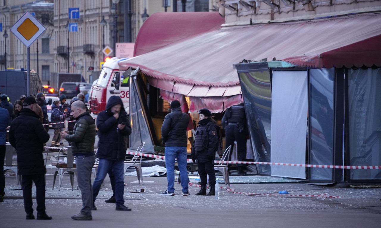 MUP potvrdio da je META eksplozije u Sankt Peterburgu bio NOVINAR: Bomba bila puna eksera, šrafova