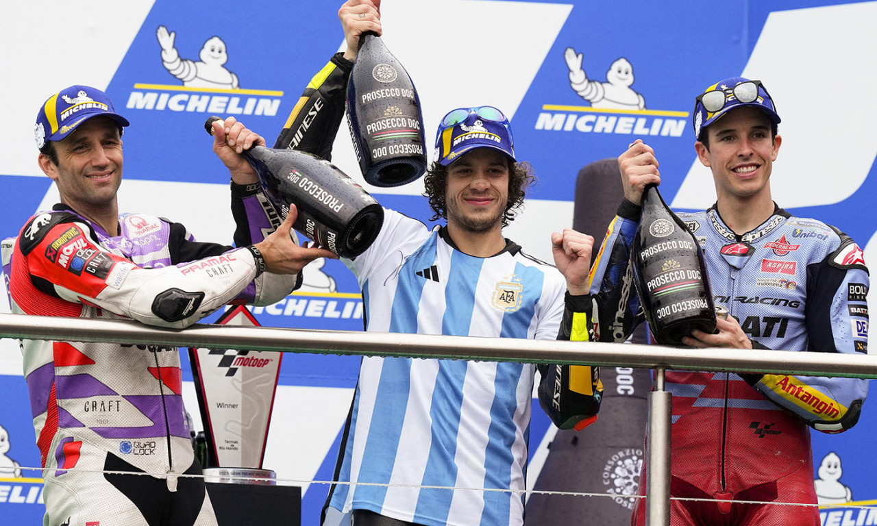 Marko Beceki FURIOZAN u Argentini - ostvario PRVU MotoGP pobedu i POVEO u generalnom plasmanu