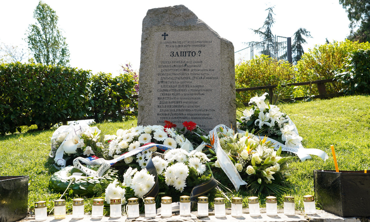 POMEN STRADALIM RADNICIMA RTS-A: "NATO moćnici su tada želeli da pokažu svu svoju bahatost"