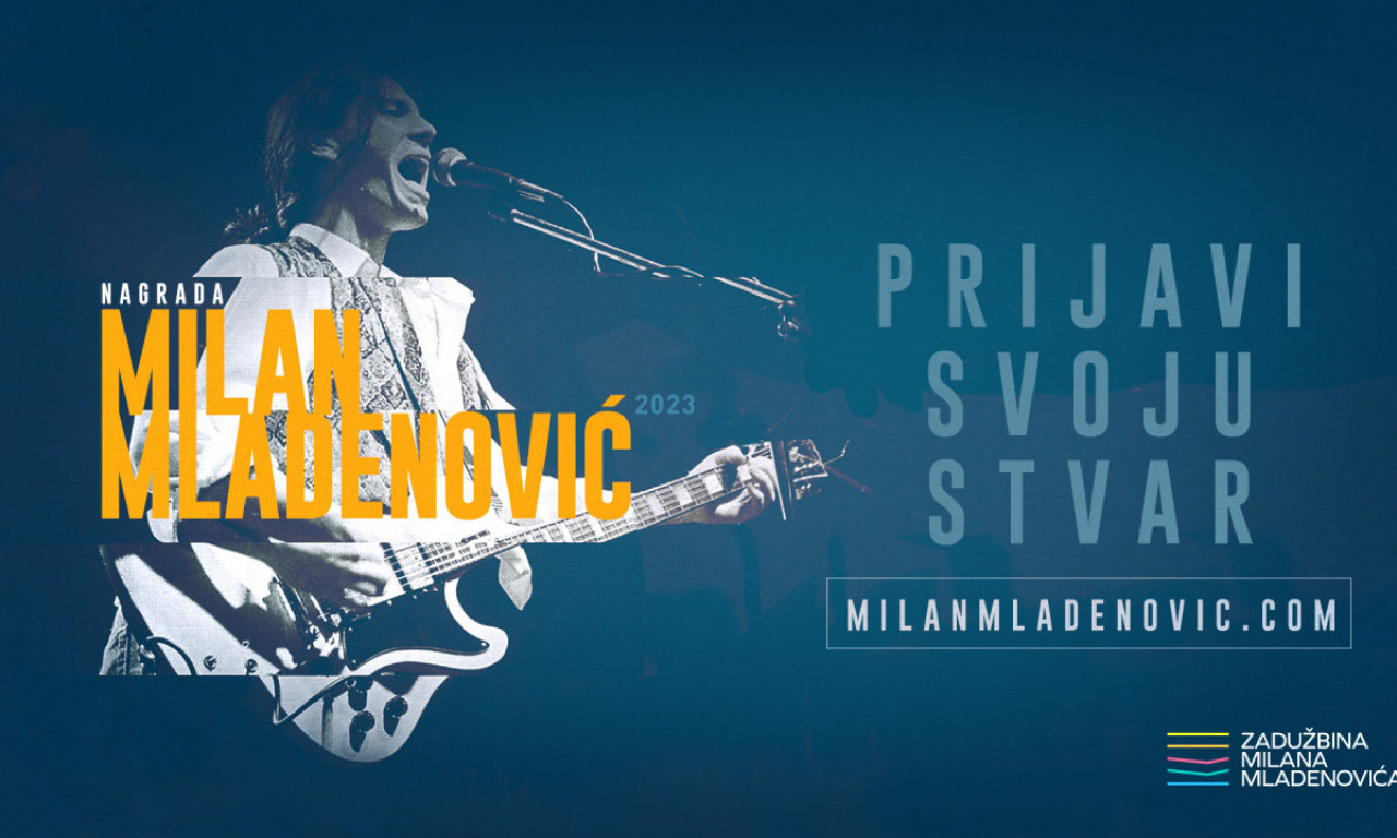 PRIJAVI SVOJU STVAR: Do 31. maja OTVOREN KONKURS za muzičku nagradu Milan Mladenović