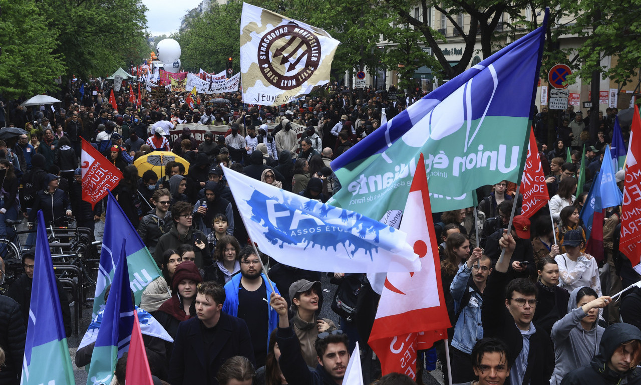 Na ulicama 2,3 MILIONA ljudi, UHAPŠENA 291 osoba: ISTORIJSKI PROTESTI u Francuskoj