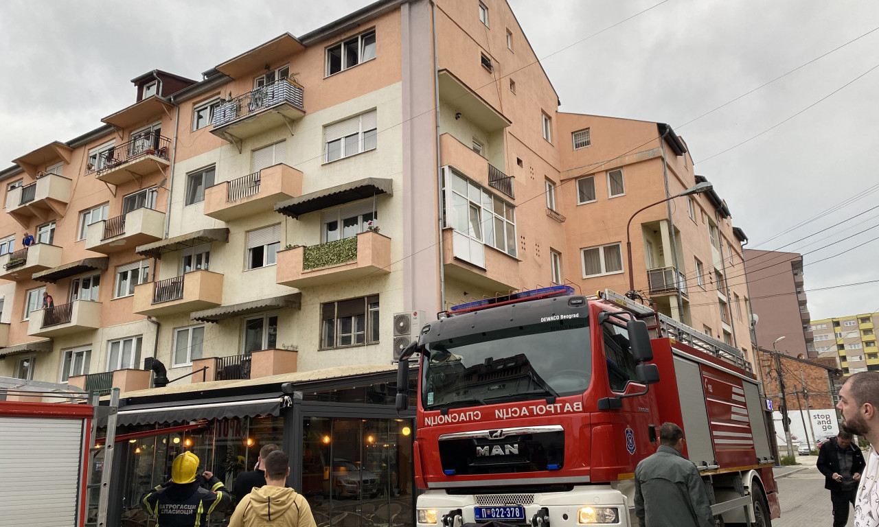 POŽAR u centru Novog Pazara: NEMA povređenih