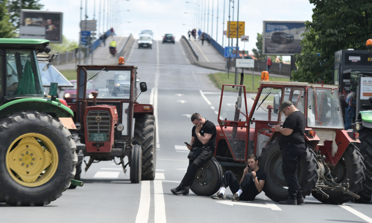 PROTEST poljoprivrednika 2. dan: Kolona TRAKTORA i danas na ulicama, moguća RADIKALIZACIJA