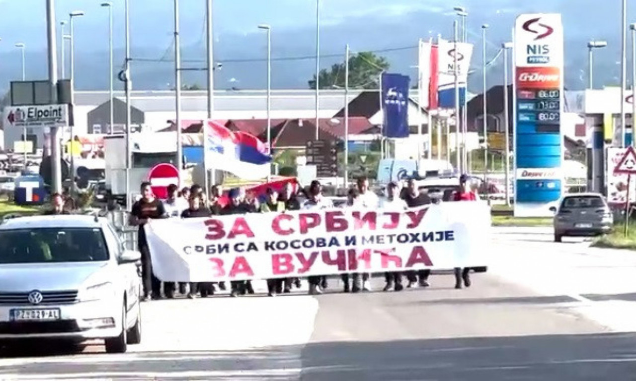 Posle osam dana HODANJA: Srbi sa KiM na putu za Beograd STIGLI u Stepojevac