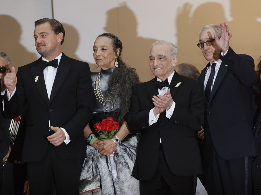Leonardo Dikaprio, Tantu Kardinal, Martin Skorseze i Robert De Niro