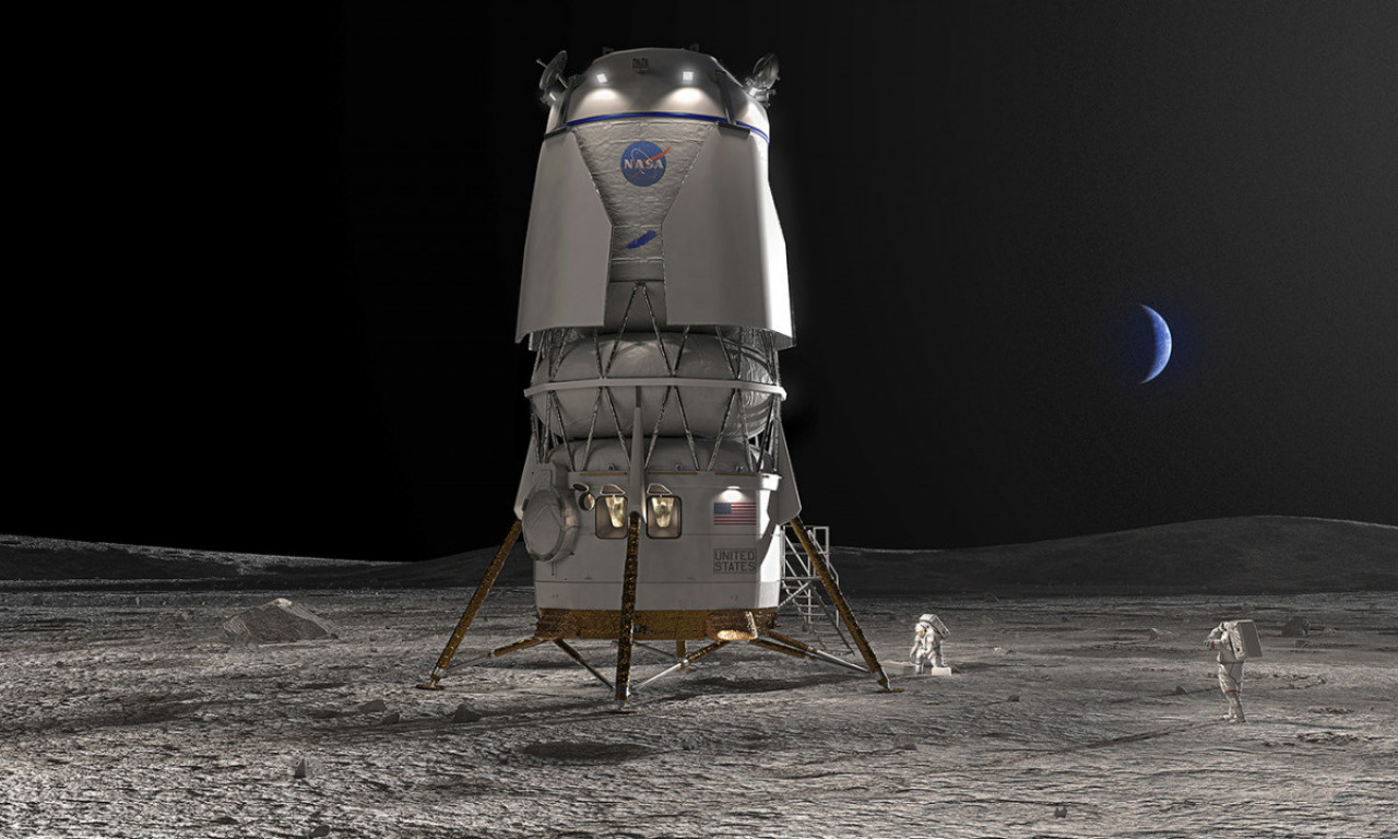 PORED SpaceX Ilona Maska, u MESEČEVU MISIJU uključio se i Blue Origin Džefa Bezosa