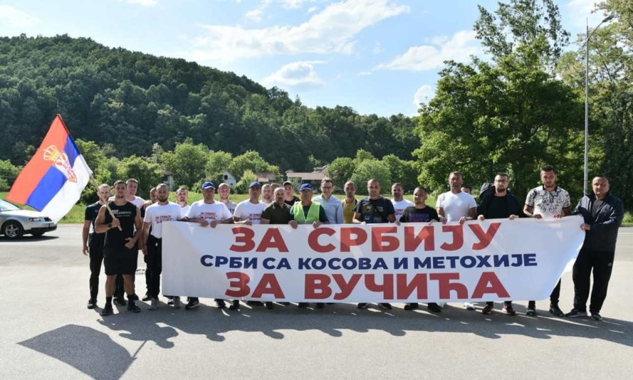 Srbi sa KiM koji su PEŠKE krenuli za Beograd STIGLI do Lajkovca